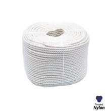 6mm - Nylon Rope - 3-Strand Construction - Dynamic loading |SOLD PER METER