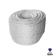 18mm - Nylon Rope - 3-Strand Construction - Dynamic loading |SOLD PER METER