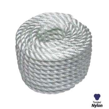 40mm - Nylon Rope - 3-Strand Construction - Dynamic loading |SOLD PER METER