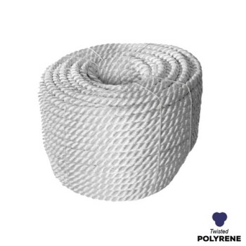 24mm - Polyrene Rope - 3-Strand Construction - UV Resistant