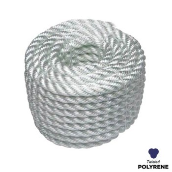 44mm - Polyrene Rope - 3-Strand Construction - UV Resistant | SOLD PER METER