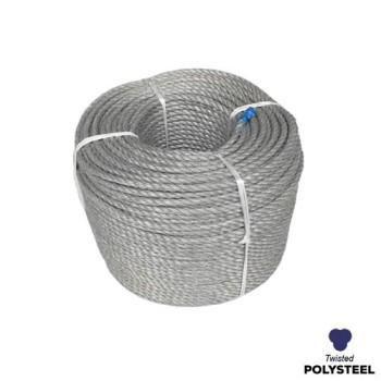 14mm - Polysteel Rope - 3-Strand Construction - Synthetic tensile | SOLD PER METER